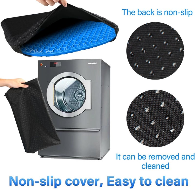 TONINT Large Gel Seat Cushion for Long Sitting with Non-Slip Cover,Soft & Breathable,Seat Cushion for Chair,Car,Office,Desk Chair,Wheelchair - Image 3